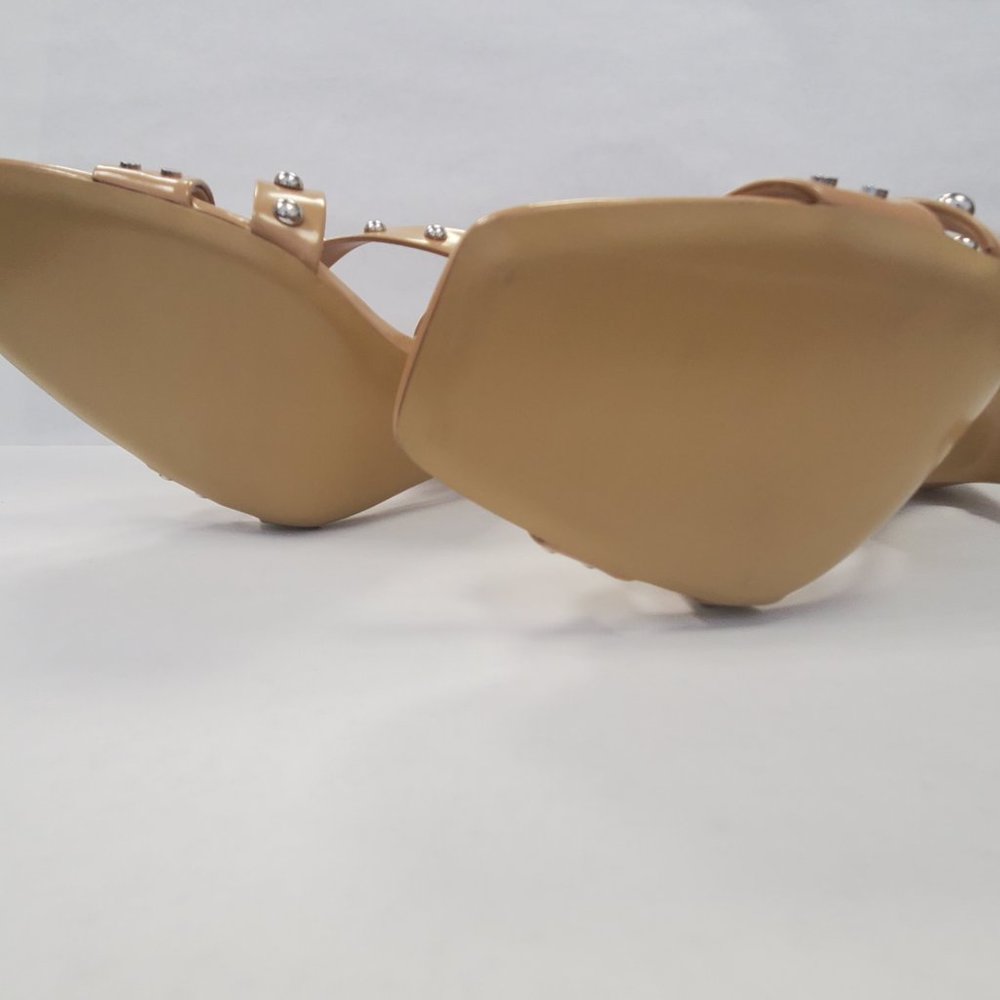 Charles by Charles David Beige Studded Sandals - Picture 5 of 7
